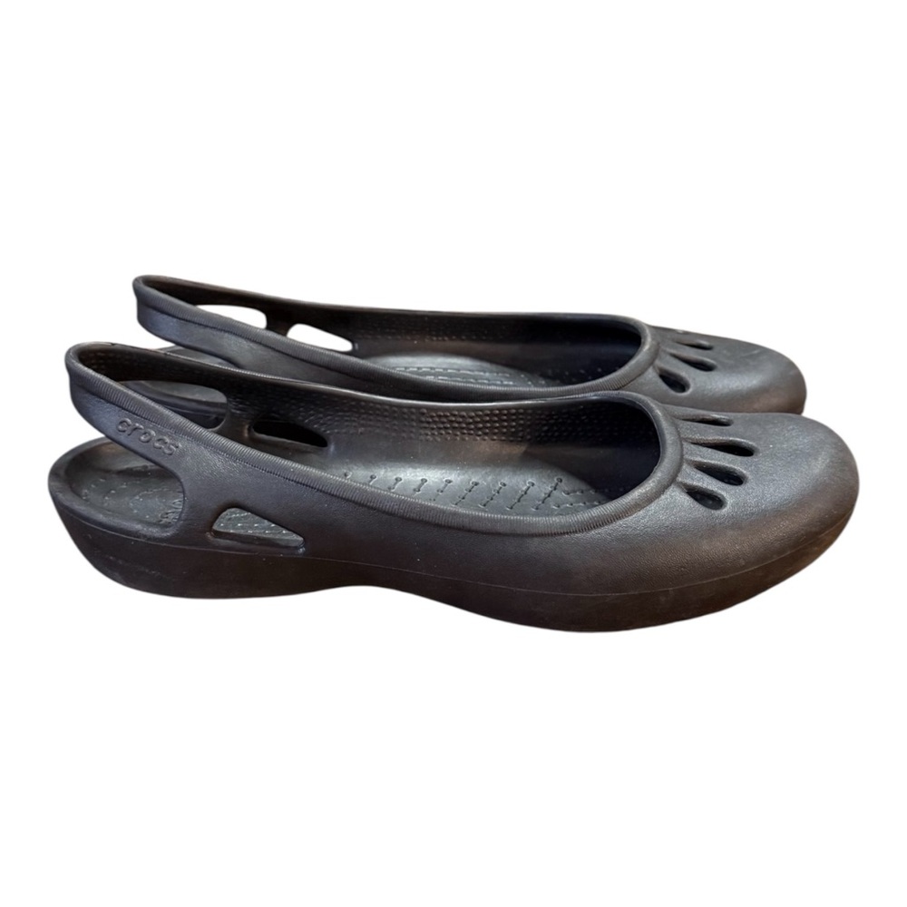 Crocs Malindi Slingback Ballet Flats Women’s Size 10 Black